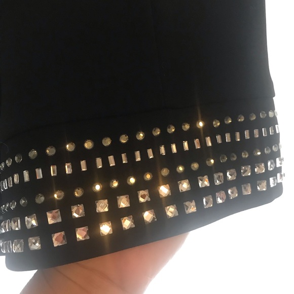 LIKE NEW BLACK SPARKLINGLY ✨ Rhinestones Dress 💎 - Picture 5 of 6